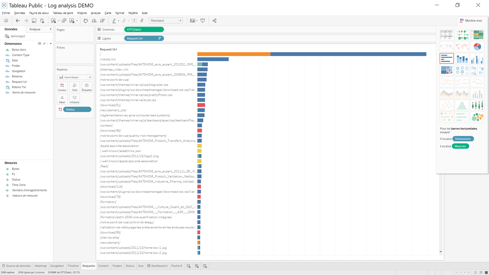Comment analyser vos log SEO avec R et Tableau Moïse le geek